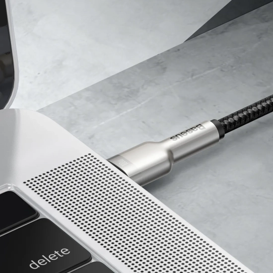 Baseus Cafule Metal CATJK-D01 USB-C – USB-C 100 W 2,0 m czarny