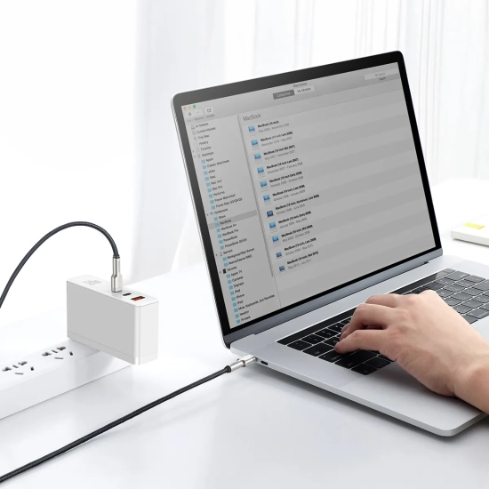 Baseus Cafule Metal CATJK-D01 USB-C – USB-C 100 W 2,0 m czarny