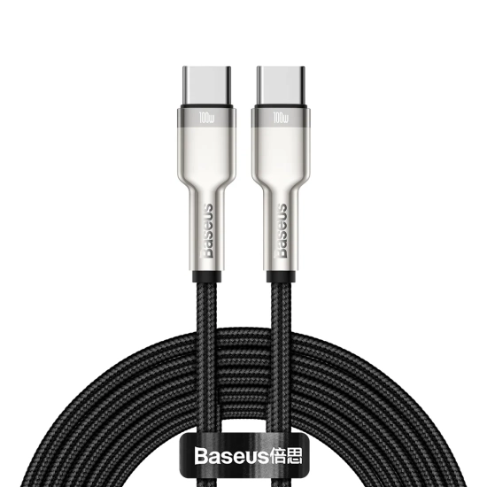 Baseus Cafule Metal CATJK-D01 USB-C – USB-C 100 W 2,0 m czarny