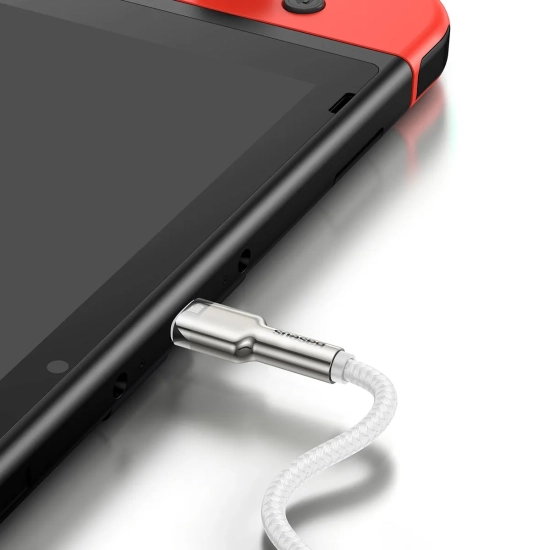 Baseus Cafule Metal CATJK-D02 USB-C – USB-C 100 W 2,0 m biały