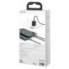 Kabel Baseus Rapid Series 3w1 USB-C 20W 1,5 m czarny