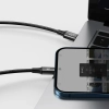 Kabel Baseus Rapid Series 3w1 USB-C 20W 1,5 m czarny