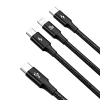 Baseus Rapid CAMLT-SC01 USB-A – USB-C / Lightning / micro USB 20W 1,5 m – przewód ze złączami USB-A – USB-C / Lightning