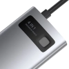 Hub USB-C Baseus Metal Gleam 4w1 HDMI PD USB szary
