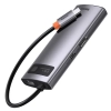 Baseus Hub USB-C Metal Gleam 6w1 HDMI RJ45 PD 100 W