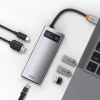 Baseus Hub USB-C Metal Gleam 6w1 HDMI RJ45 PD 100 W