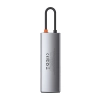 Baseus Hub USB-C Metal Gleam 8w1 HDMI RJ45 SD TF