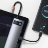 Baseus Hub USB-C Metal Gleam 8w1 HDMI RJ45 SD TF