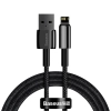 Kabel Baseus Tungsten Gold USB-A–Lightning 2,4A 1 m czarny