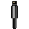 Kabel Baseus Tungsten Gold USB-A–Lightning 2,4A 1 m czarny