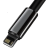 Baseus Kabel USB-A–Lightning 1 m czarny