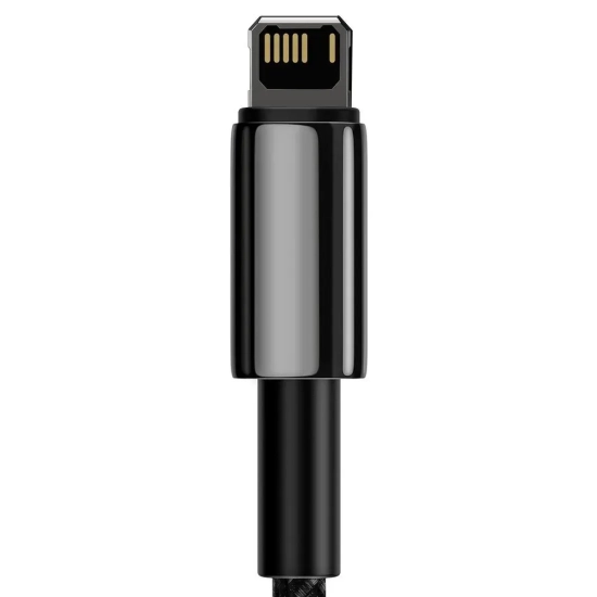 Kabel Baseus Tungsten Gold USB-A–Lightning 2,4A 1 m czarny
