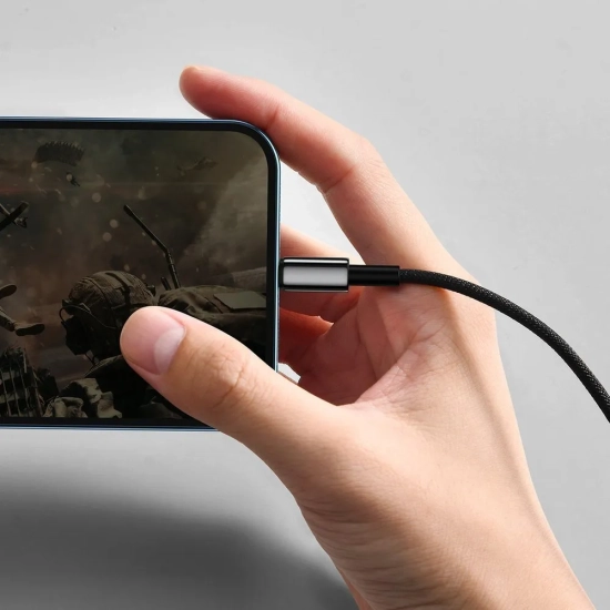 Baseus Kabel USB-A–Lightning 1 m czarny