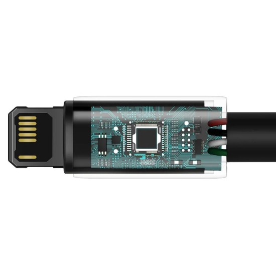 Baseus Kabel USB-A–Lightning 1 m czarny