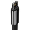 Kabel Baseus Tungsten Gold USB-A–Lightning 2,4A 2 m czarny