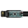 Kabel Baseus Tungsten Gold USB-A–Lightning 2,4A 2 m czarny