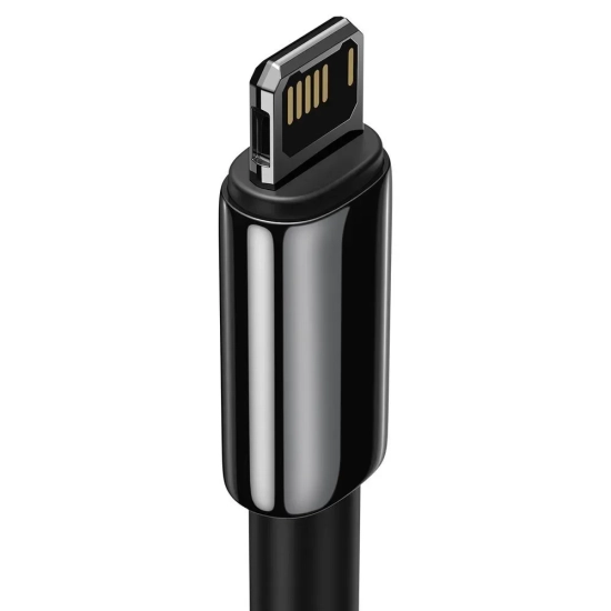Kabel Baseus Tungsten Gold USB-A–Lightning 2,4A 2 m czarny