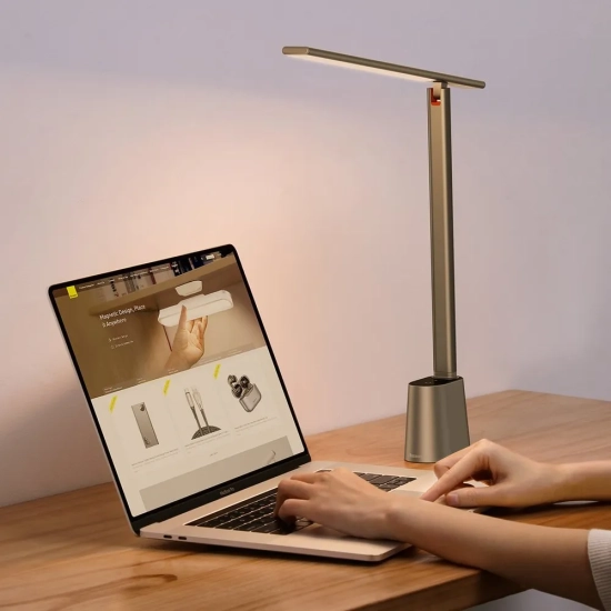 Baseus Lampka biurkowa Smart Eye 2200 mAh LED szara