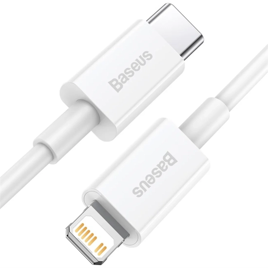 Baseus Kabel Superior PD USB-C–Lightning 20 W 0,25 m biały