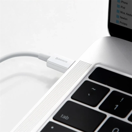 Baseus Kabel Superior PD USB-C–Lightning 20 W 0,25 m biały