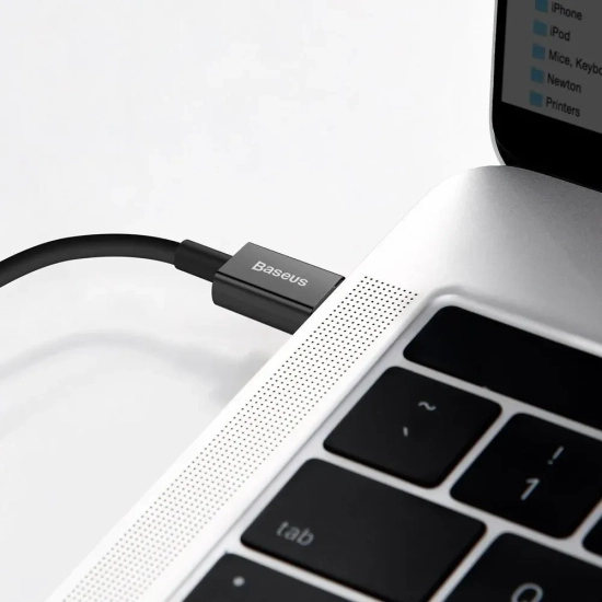 Kabel Baseus Superior USB-C–Lightning PD 20W 1 m czarny