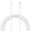 Baseus Superior CATLYS-C02 USB-C – Lightning 20W 2,0 m biały – przewód ze złączami USB-C – Lightning w kolorze biały.