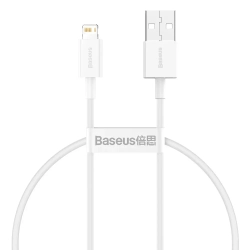 Kabel Baseus Superior USB-A – Lightning 2,4A 0,25 m biały