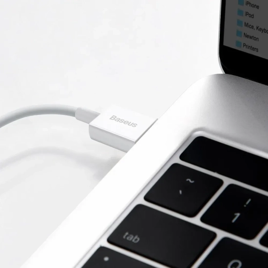 Kabel Baseus Superior USB-A – Lightning 2,4A 0,25 m biały