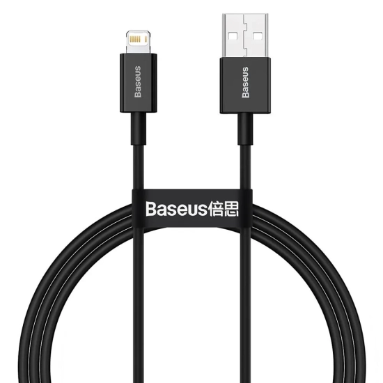 Kabel Baseus Superior USB-A–Lightning 2,4A 1 m czarny