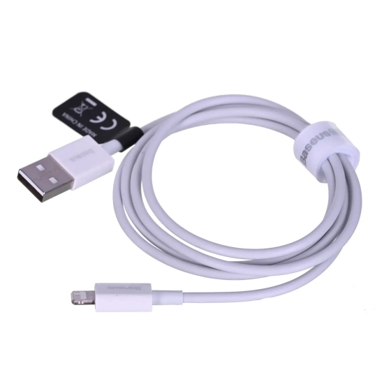 Kabel Baseus Superior USB-A–Lightning 2.4A 1 m biały