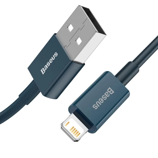 Baseus Kabel Superior USB-A–Lightning 1 m niebieski