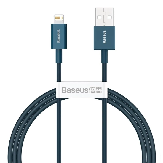 Baseus Kabel Superior USB-A–Lightning 1 m niebieski