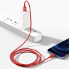 Baseus Kabel Superior USB-A–Lightning 1 m czerwony