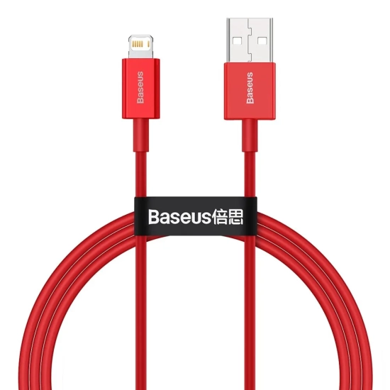 Kabel Baseus Superior USB-A–Lightning 1 m czerwony – produkt w dokładnym wariancie wskazanym kodem CALYS-A09, zgodny z o