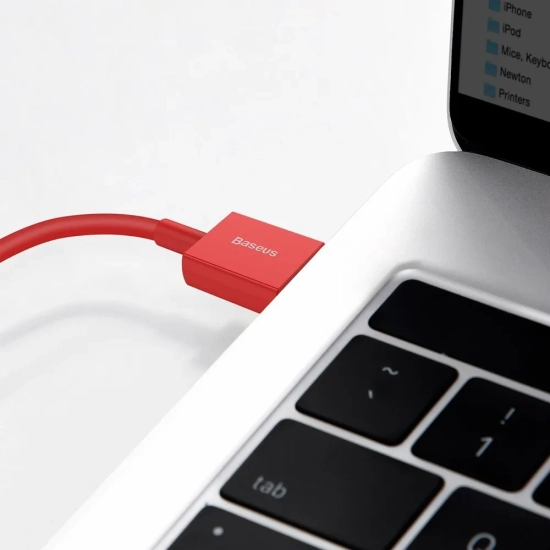Baseus Kabel Superior USB-A–Lightning 1 m czerwony