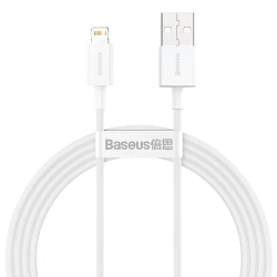 Kabel Baseus Superior USB-A–Lightning 2,4A 1,5 m biały