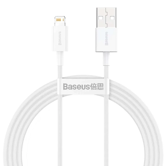 Kabel Baseus Superior USB-A–Lightning 2,4A 1,5 m biały