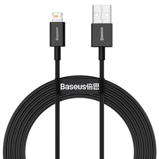 Kabel Baseus Superior USB-A–Lightning 2,4A 2 m czarny