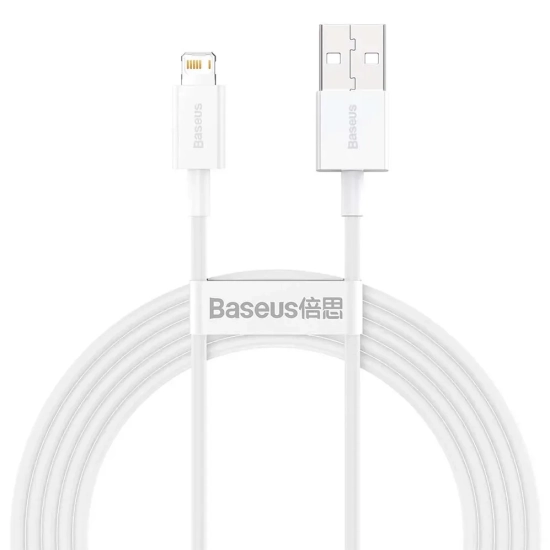 Kabel Baseus Superior USB-A–Lightning 2,4A 2 m biały