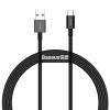Kabel Baseus Superior USB-A – USB-C 66W 6A 1 m czarny