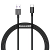 Baseus Superior USB-A – USB-C 66W 1 m czarny – przewód ze złączami USB-A – USB-C w kolorze czarny.