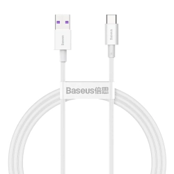 Kabel Baseus Superior USB-A–USB-C 66W 6A 1 m biały
