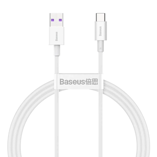 Kabel Baseus Superior USB-A–USB-C 66W 6A 1 m biały