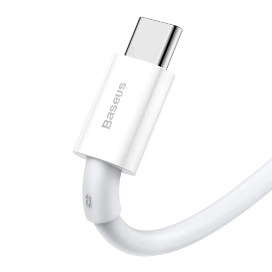 Kabel Baseus Superior USB-A–USB-C 66W 6A 1 m biały