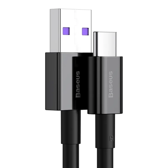 Baseus Superior CATYS-A01 USB-A – USB-C 66 W 2,0 m czarny