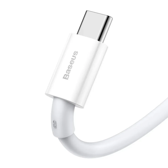 Kabel Baseus Superior USB-A–USB-C 66W 6A 2 m biały