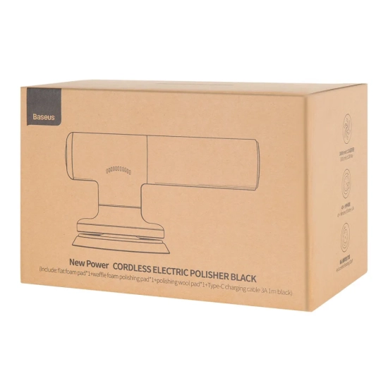 Baseus CRDLQ-B01 bezprzewodowa polerka 30 W czarna