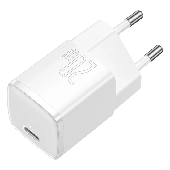 Baseus ładowarka sieciowa 20 W USB-C biała