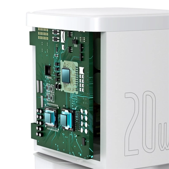 Baseus ładowarka sieciowa 20 W USB-C biała