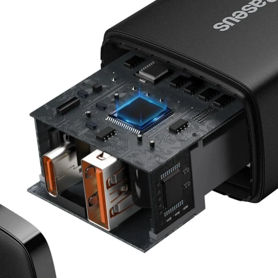 Baseus Compact ładowarka sieciowa 20 W USB-C czarna